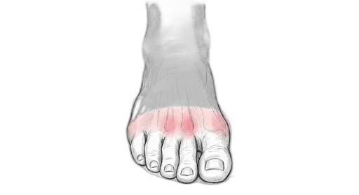 Metatarsalgia — Dorsal view